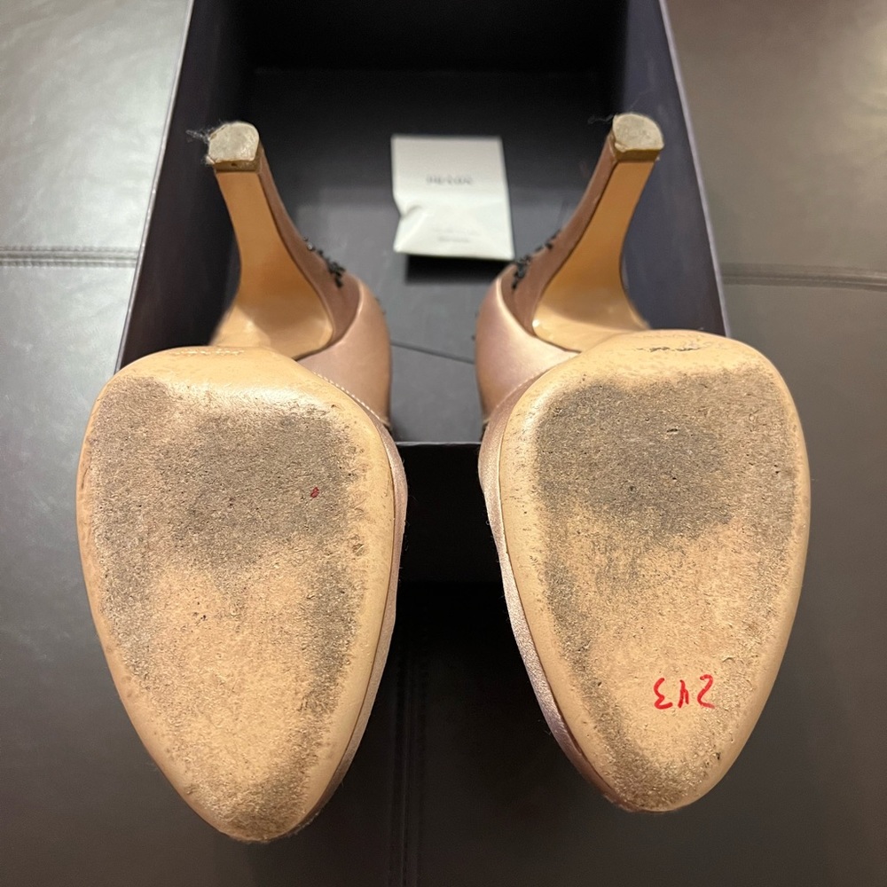 Prada satin embellished pumps - Picture 9 of 9